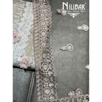 Beige Cotton Unstitched Suit's5