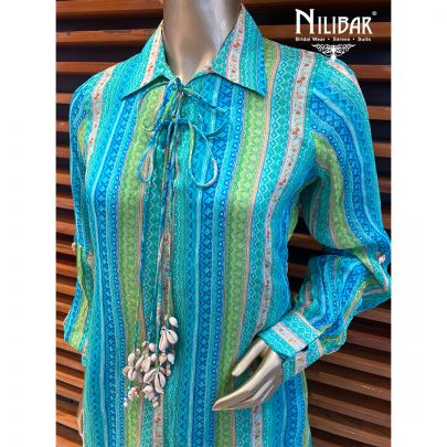 Multicolor Chinon Co-ord Set