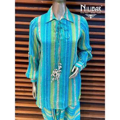 Multicolor Chinon Co-ord Set