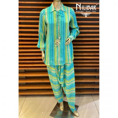 Multicolor Chinon Co-ord Set