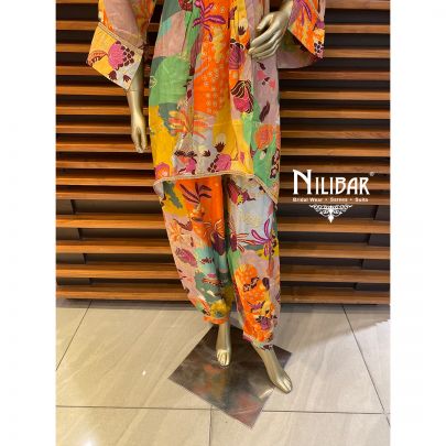 Multicolor Chinon Co-ord Set