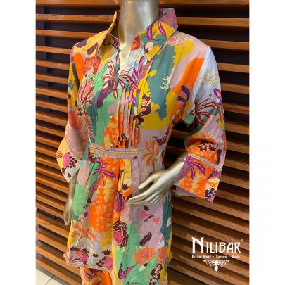 Multicolor Chinon Co-ord Set