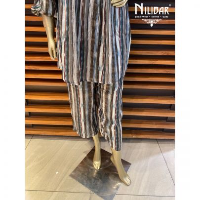 Multicolor Mulslin Cotton Co-ord Set