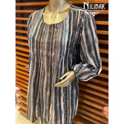 Multicolor Mulslin Cotton Co-ord Set