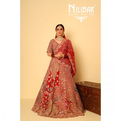 Red Silk Bridal Lehenga