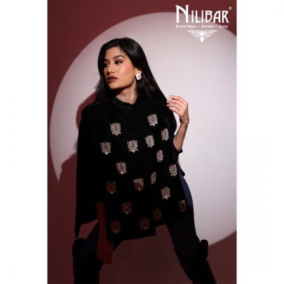 Black Velvet Cape