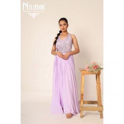 Lilac Georgette Jumpsuit