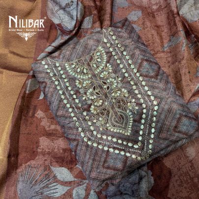Brown Tissue Unstitched Suit