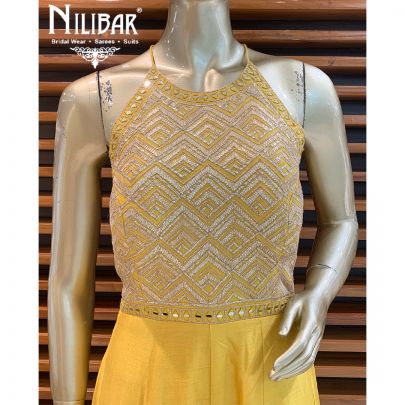 Yellow Silk Jumpsuit