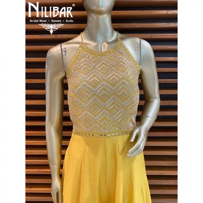 Yellow Silk Jumpsuit