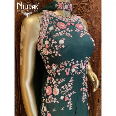 Sacramento Green Silk Jumpsuit