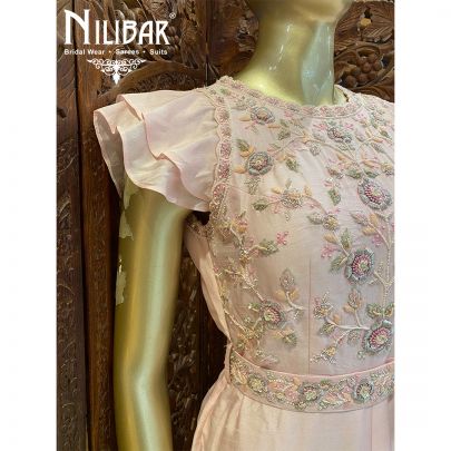 Baby Pink Silk Jumpsuit