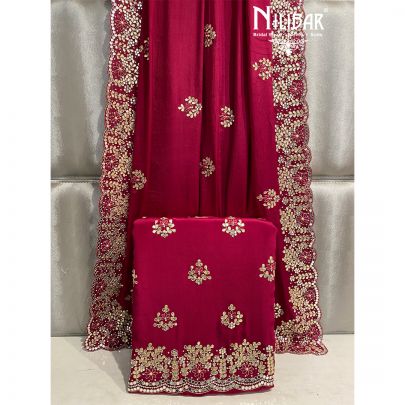 Rosewood Crepe Unstitched Suit