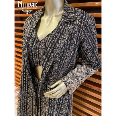 Black Silk Co-ord Set