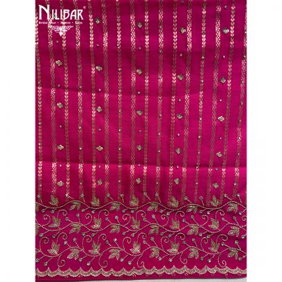 Hot Pink Silk Unstitched Suit