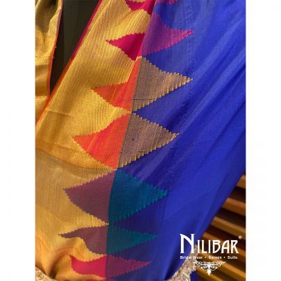 Blue Silk Dupatta