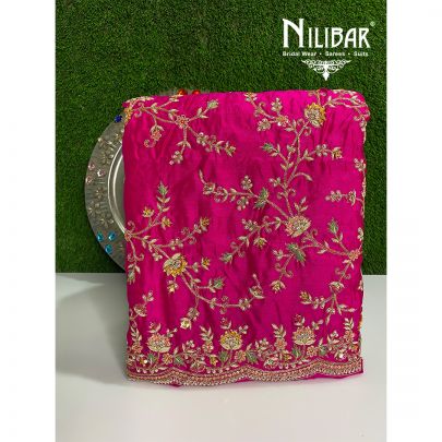 Magenta Silk Unstitched 