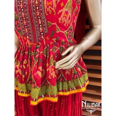 Rossa Corsa Georgette Palazzo Suit