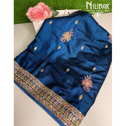 Peacock Velvet Dupatta