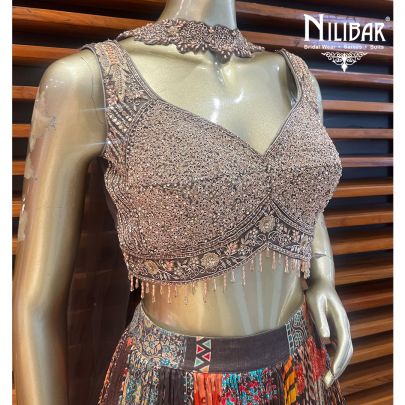 Colorful Silk Casual Lehenga