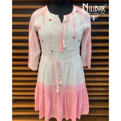 Pink Ombre Crush Cotton Kurti