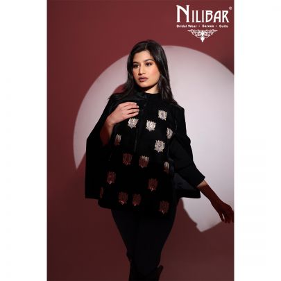 Black Velvet Cape