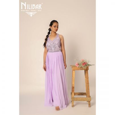Lilac Georgette Jumpsuit