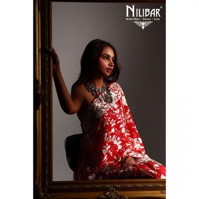 Parsi Gara work Georgette dupatta