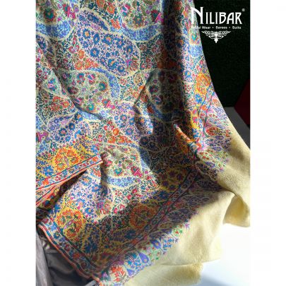 Cream Premium Pashmina Shawl