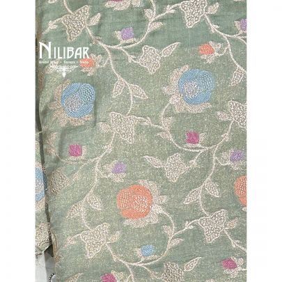 Light Green Banarasi Silk Saree