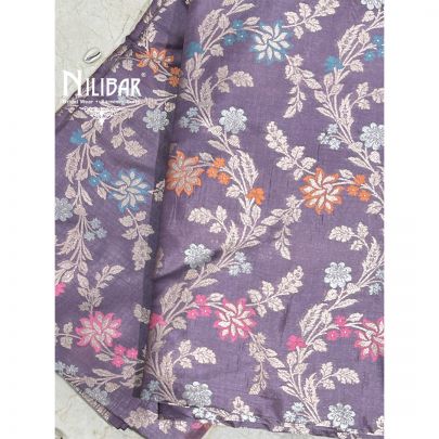 Light Purple Banarasi Silk Saree
