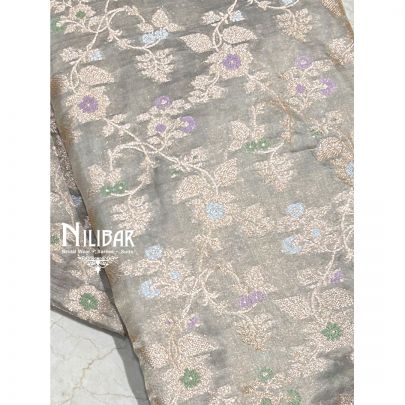 Tea Green Banarasi Silk Saree