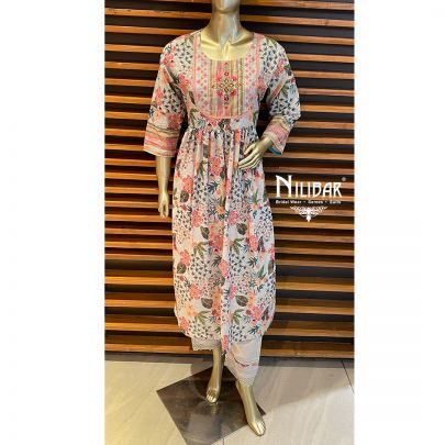Pistachio Cotton Kurta Set