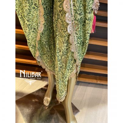 Pear Green Cotton Kurti Set