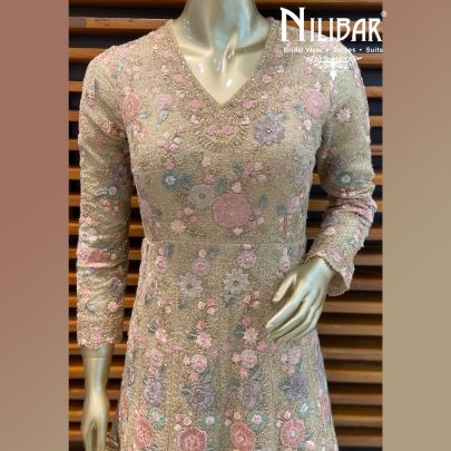 Beautiful Fawn Net Gown