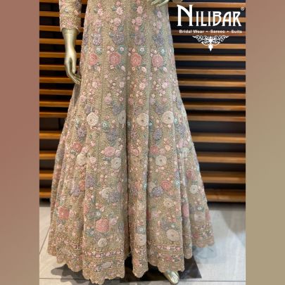 Beautiful Fawn Net Gown