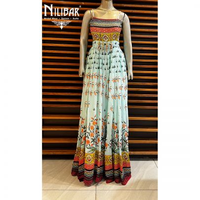 Pastel Chinon Printed Jumpsuit