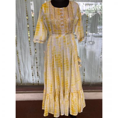 Pastel Yellow Cotton Kurta