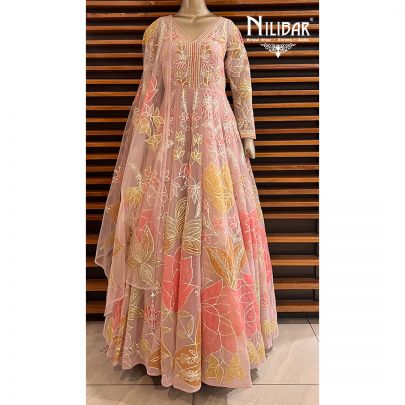 Flamingo Net Gown
