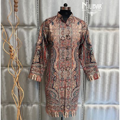 Multi color Pashmina Coat