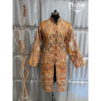 Yellow Pashmina Coat