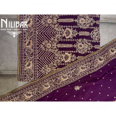 Plum Crepe Unstitched Suit