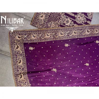Plum Crepe Unstitched Suit