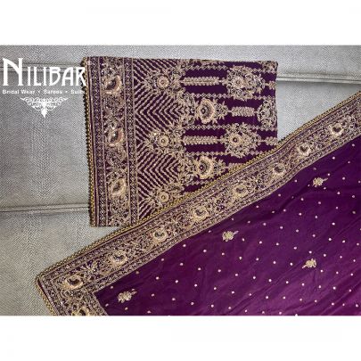 Plum Crepe Unstitched Suit