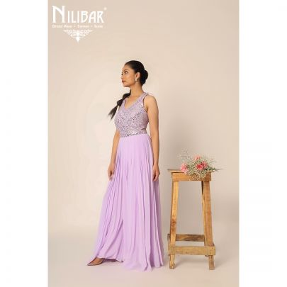 Lilac Georgette Jumpsuit