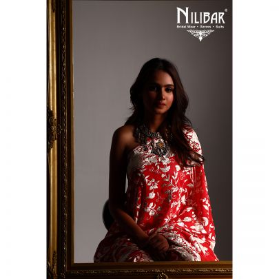 Parsi Gara work Georgette dupatta
