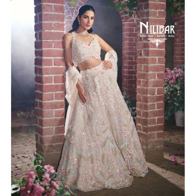 Ivory Net Lehenga