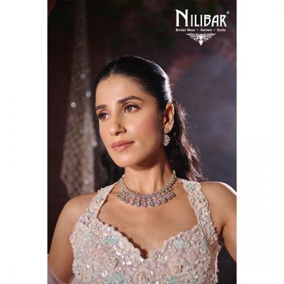 Ivory Net Lehenga