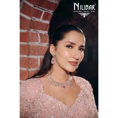 Light Pink Net Lehenga