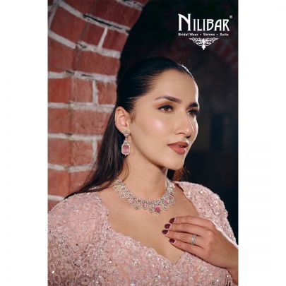Light Pink Net Lehenga